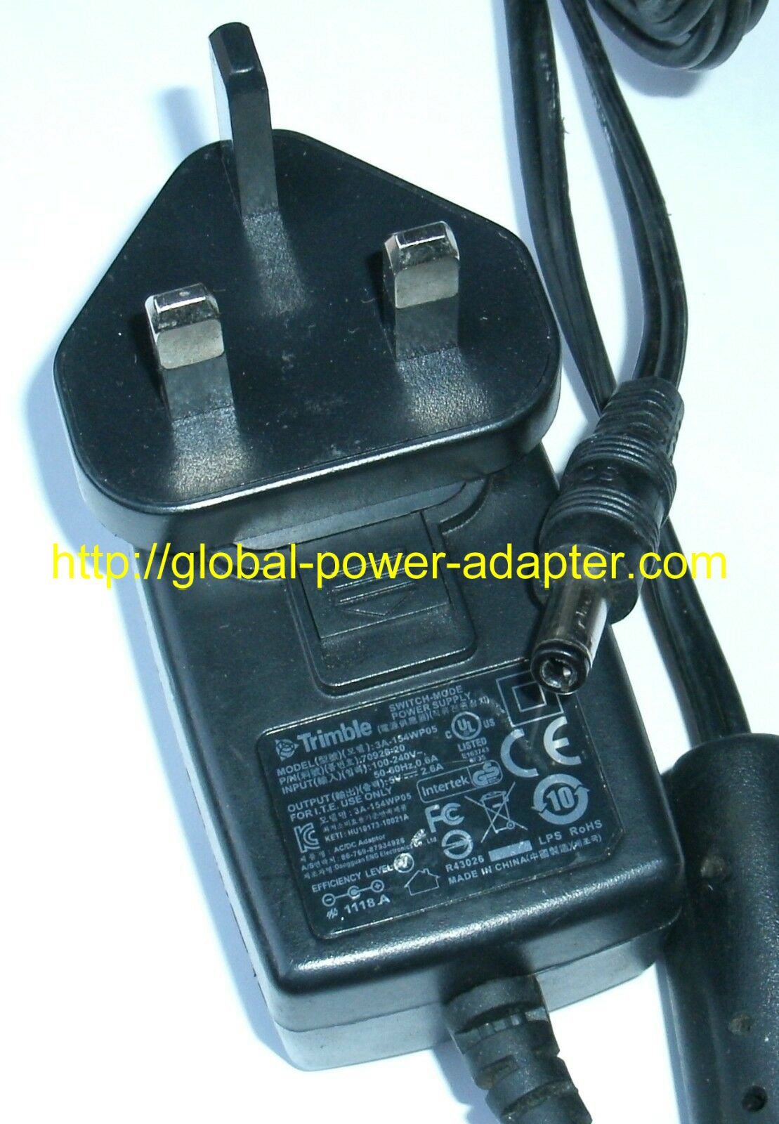*Brand NEW* TRIMBLE 3A-154WP05 5V 2.6A 70926-20 AC/DC ADAPTER POWER SUPPLY *Brand NEW* TRIMBLE 3A-154WP05 5V 2.6A 70926-20 AC/DC ADAPTER POWER SUPPLY